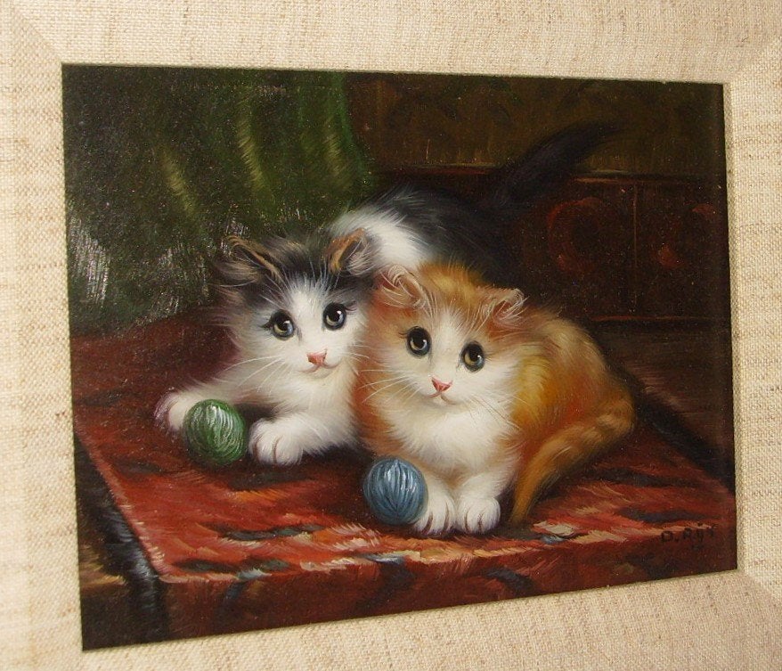 Leuk schilderijtje, olieverf op paneel, gesigneerd., Ophalen of Verzenden, Gesigneerd, Olieverf, Paneel