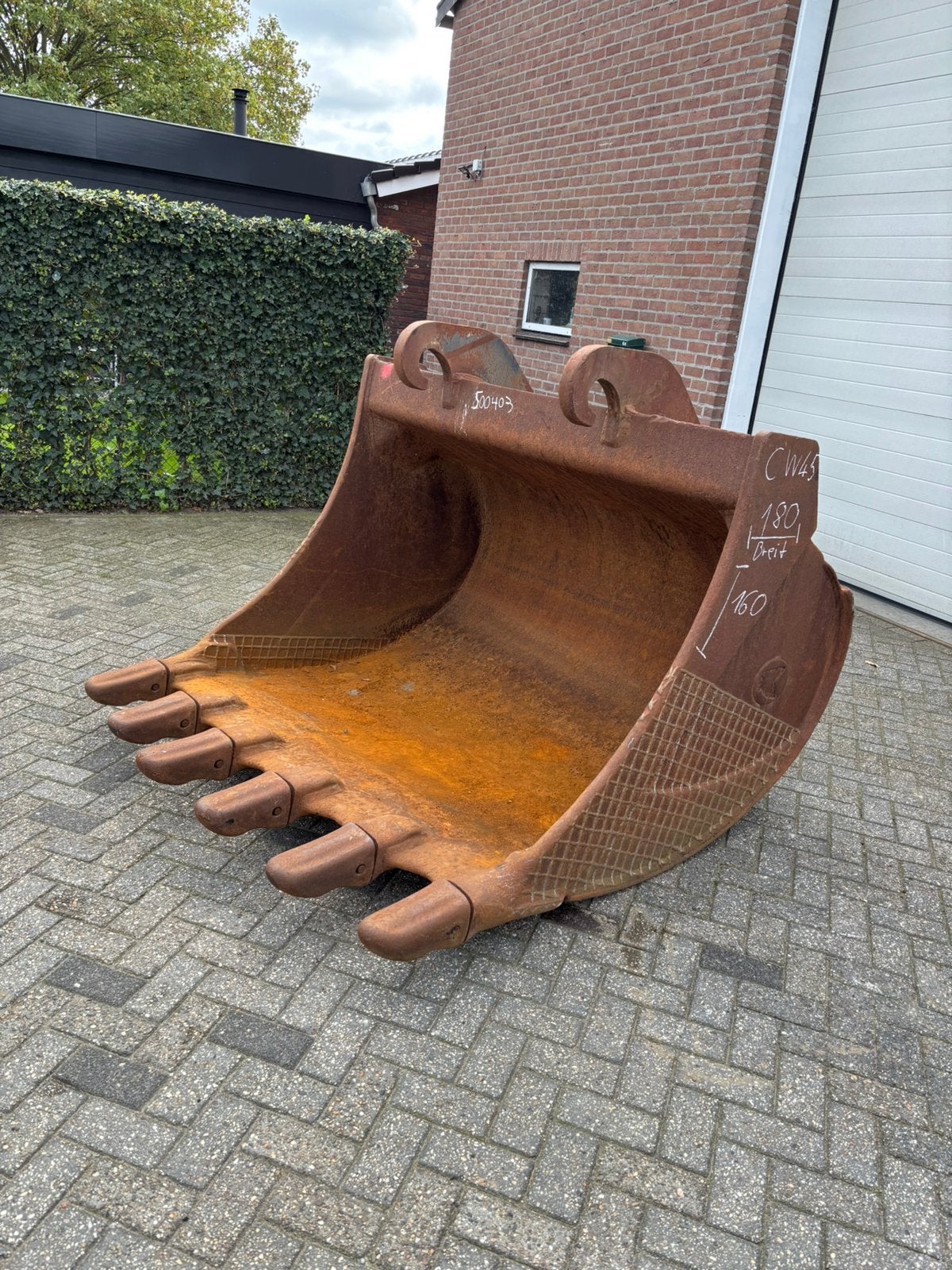 CW45 Bucket / bak 180 CM Graafmachine rupskraan Nette bak!!, Enlèvement