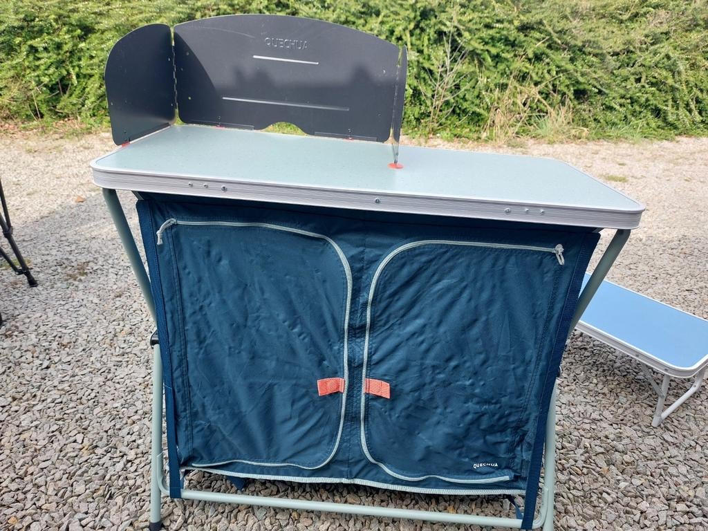 Kampeer kast, Ophalen