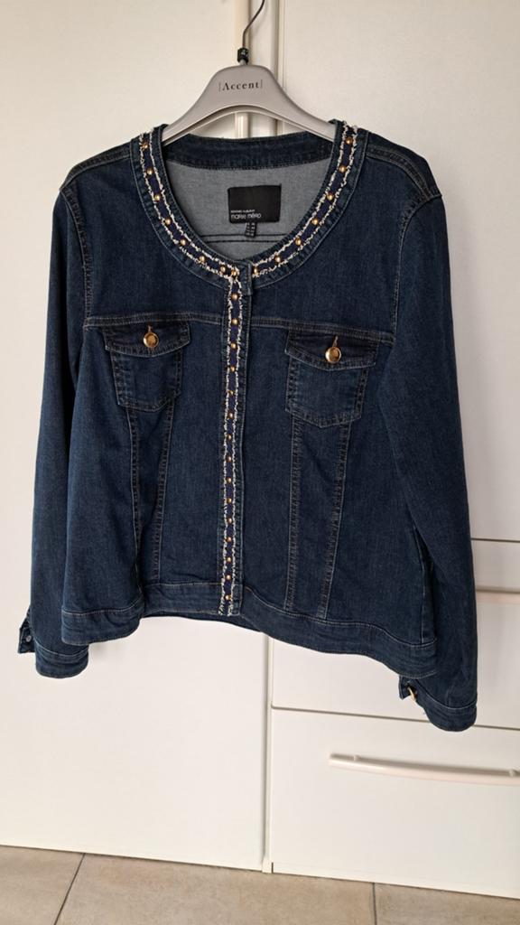 marie méro jeansjasje B 46, Kleding | Dames, Ophalen, Maat 46/48 (XL) of groter, Marie Méro, Zo goed als nieuw