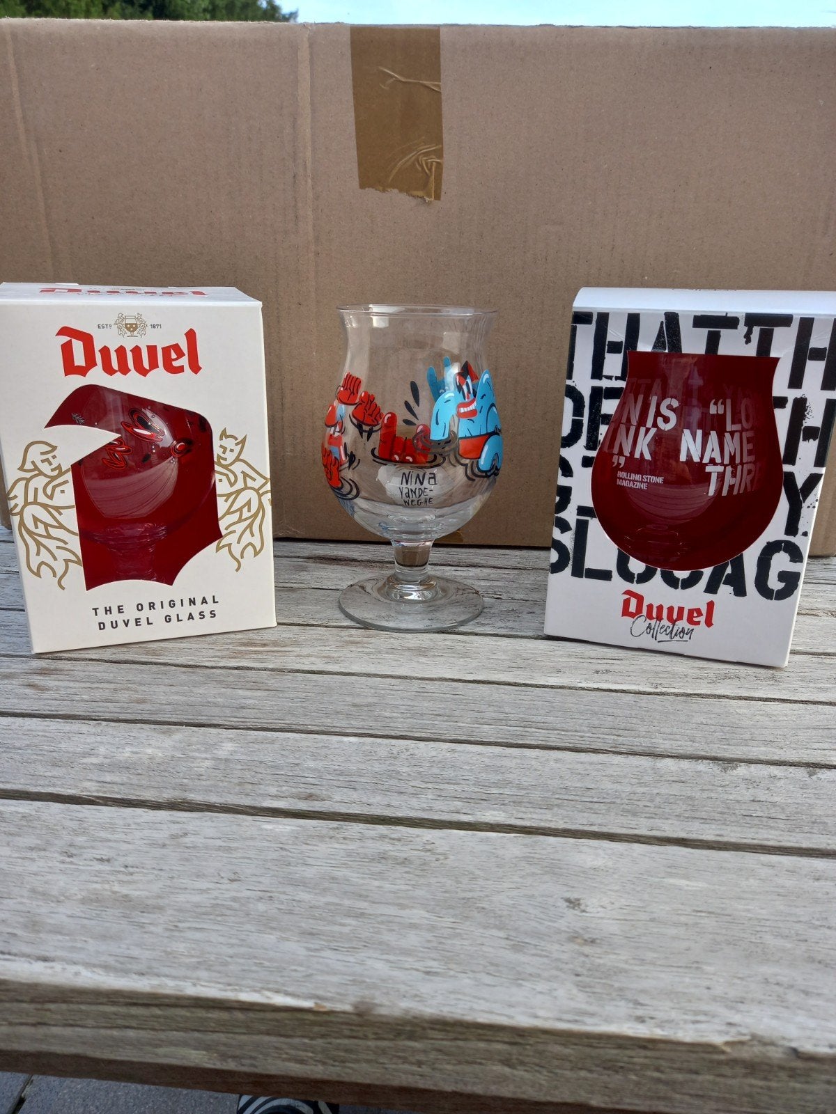 3 Duvel glazen, Verzamelen, Ophalen of Verzenden