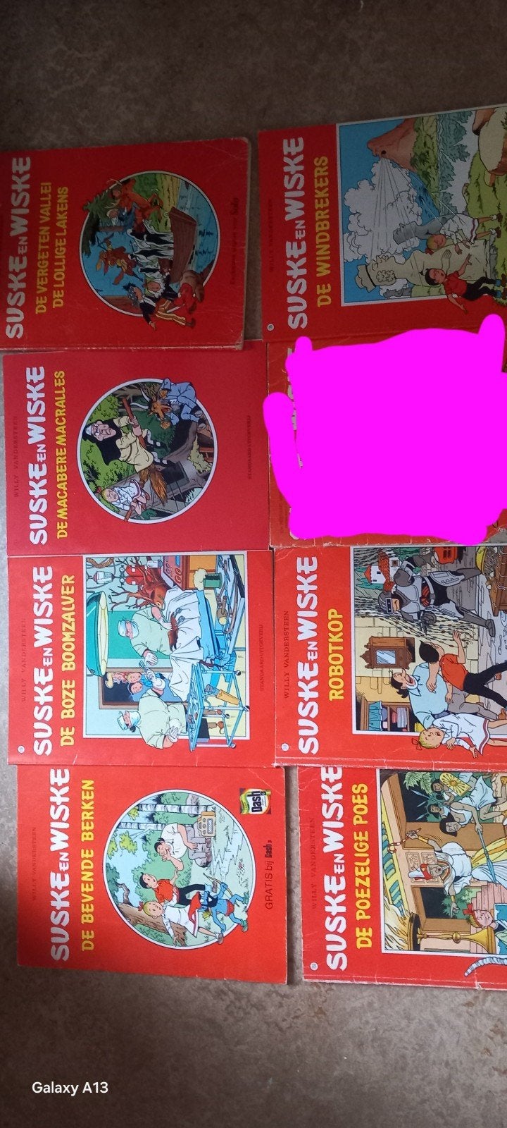 suske en wiske strips, Boeken, Ophalen