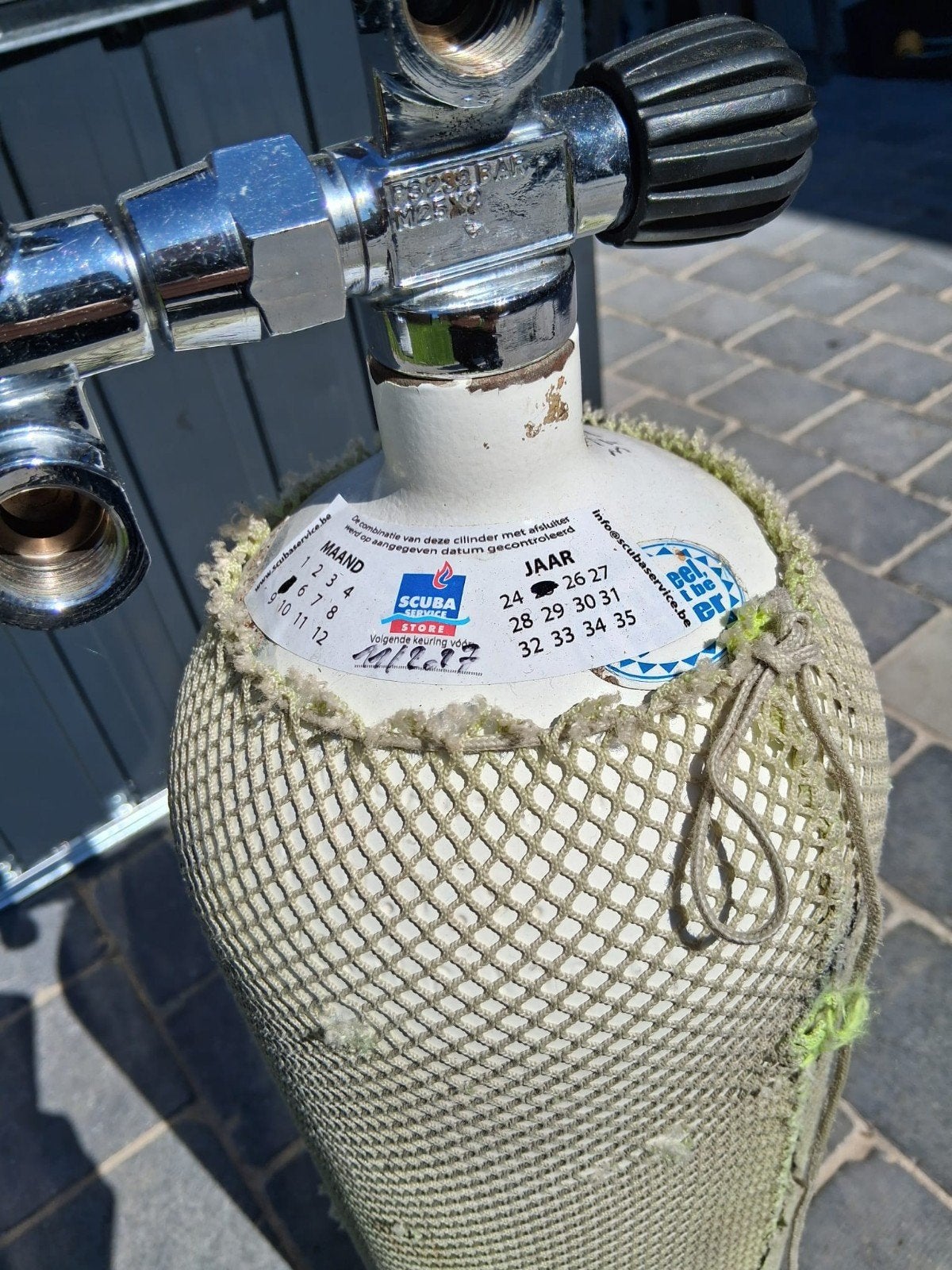 Duikfles 10 L 200 bar te koop, Watersport en Boten, Ophalen, Duikfles