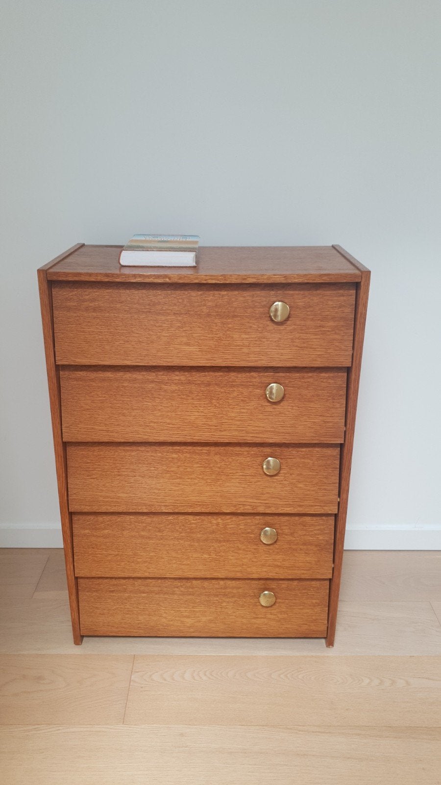 vintage schoenkast in teak, Huis en Inrichting, Kasten | Ladekasten, Ophalen