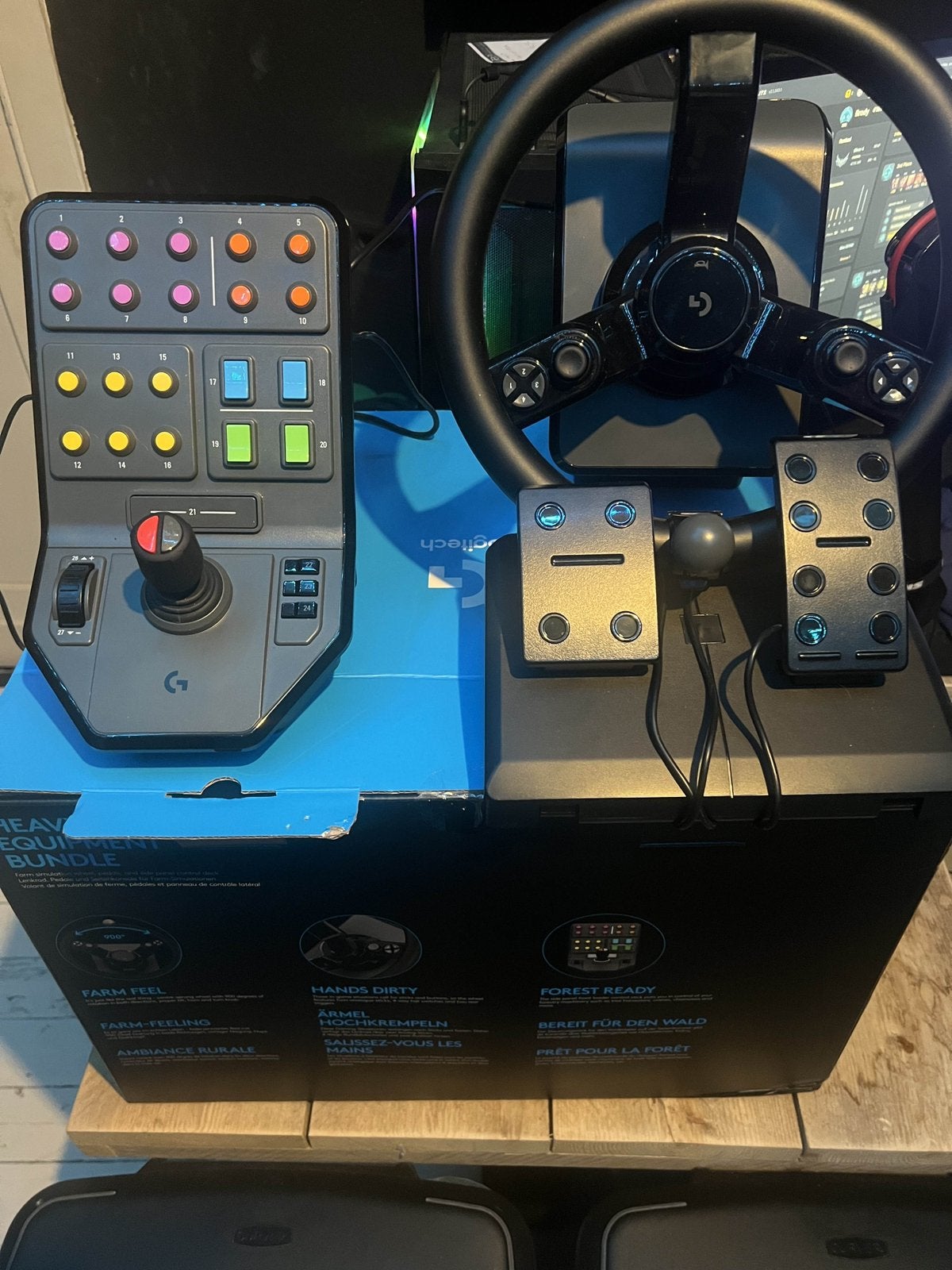Logitech G Saitek Farm Sim Controller Bundle, Enlèvement, Comme neuf
