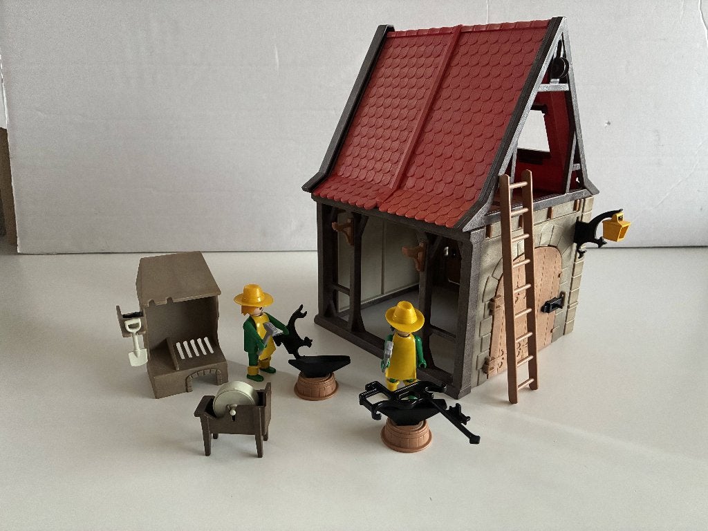 Playmobil Maréchal-Forge - Lot E2, Historique, Enlèvement ou Envoi, Bâtiment, Utilisé