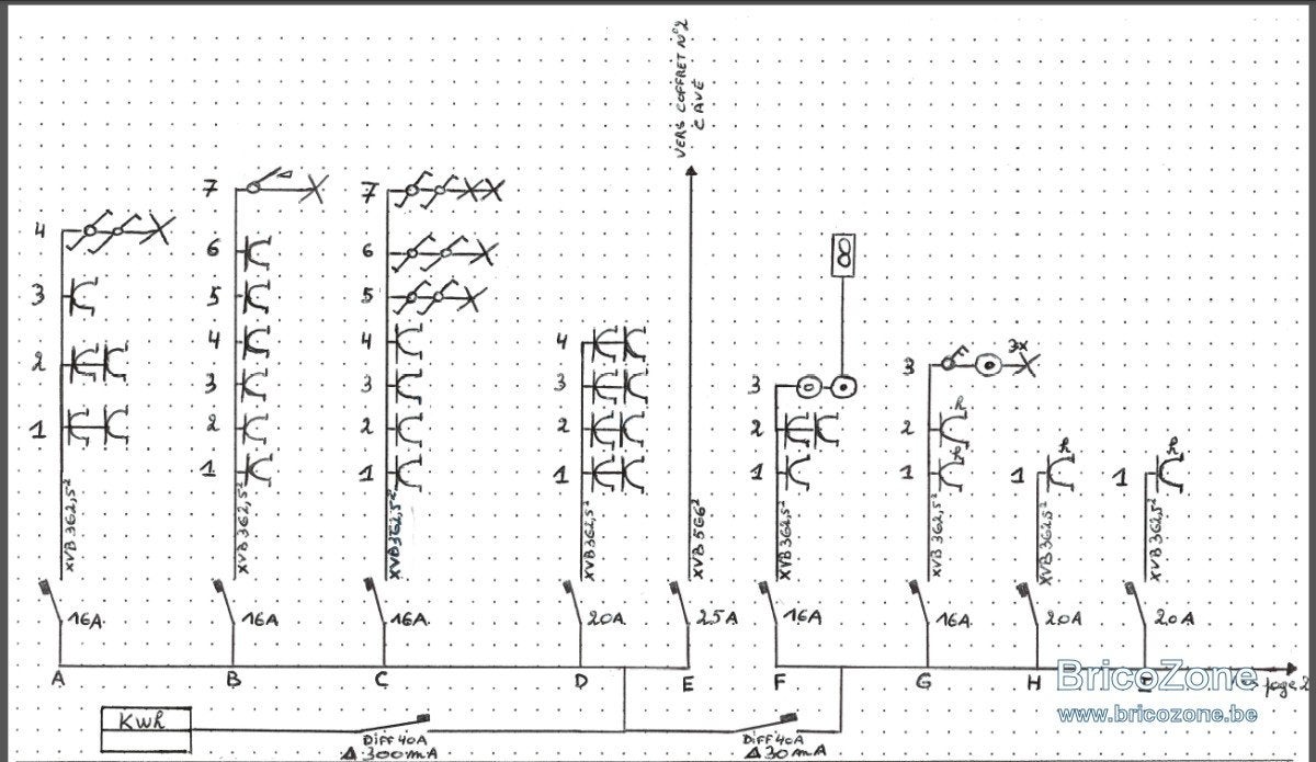Schéma électrique sur ordinateur, Bricolage & Construction, Électricité & Câbles, Enlèvement