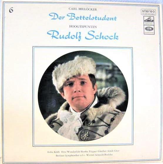 LP Der Bettelstudent - Rudolf Schock - hoogtepunten, Cd's en Dvd's, Vinyl | Klassiek, Zo goed als nieuw, Classicisme, Opera of Operette