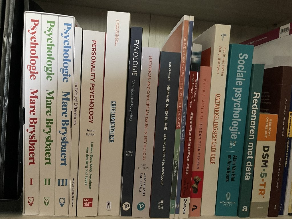 Studieboeken bachelor psychologie Universiteit Gent UGent, Enlèvement ou Envoi, Alpha, Neuf, Enseignement supérieur