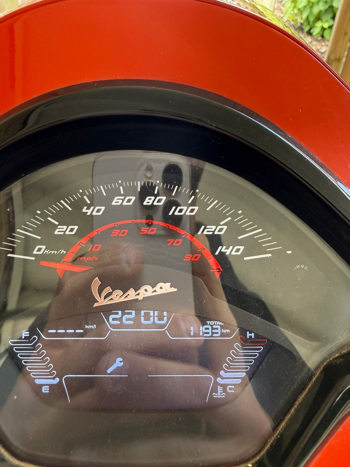 Vespa GTS Super Sport 125, Oranje, Nieuw, slecht 1193 km,, Motos, Super Sport, Neuf, Éclairage LED, 1 cylindre