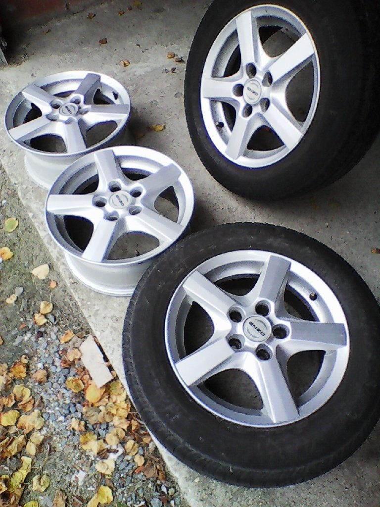 4 Velgen Enzo 15" 5x112 6,5J ET38 AFHALING LEES BESCHRIJVING, Auto-onderdelen, Banden en Velgen, Ophalen, Gebruikt, 15 inch, Velg(en)
