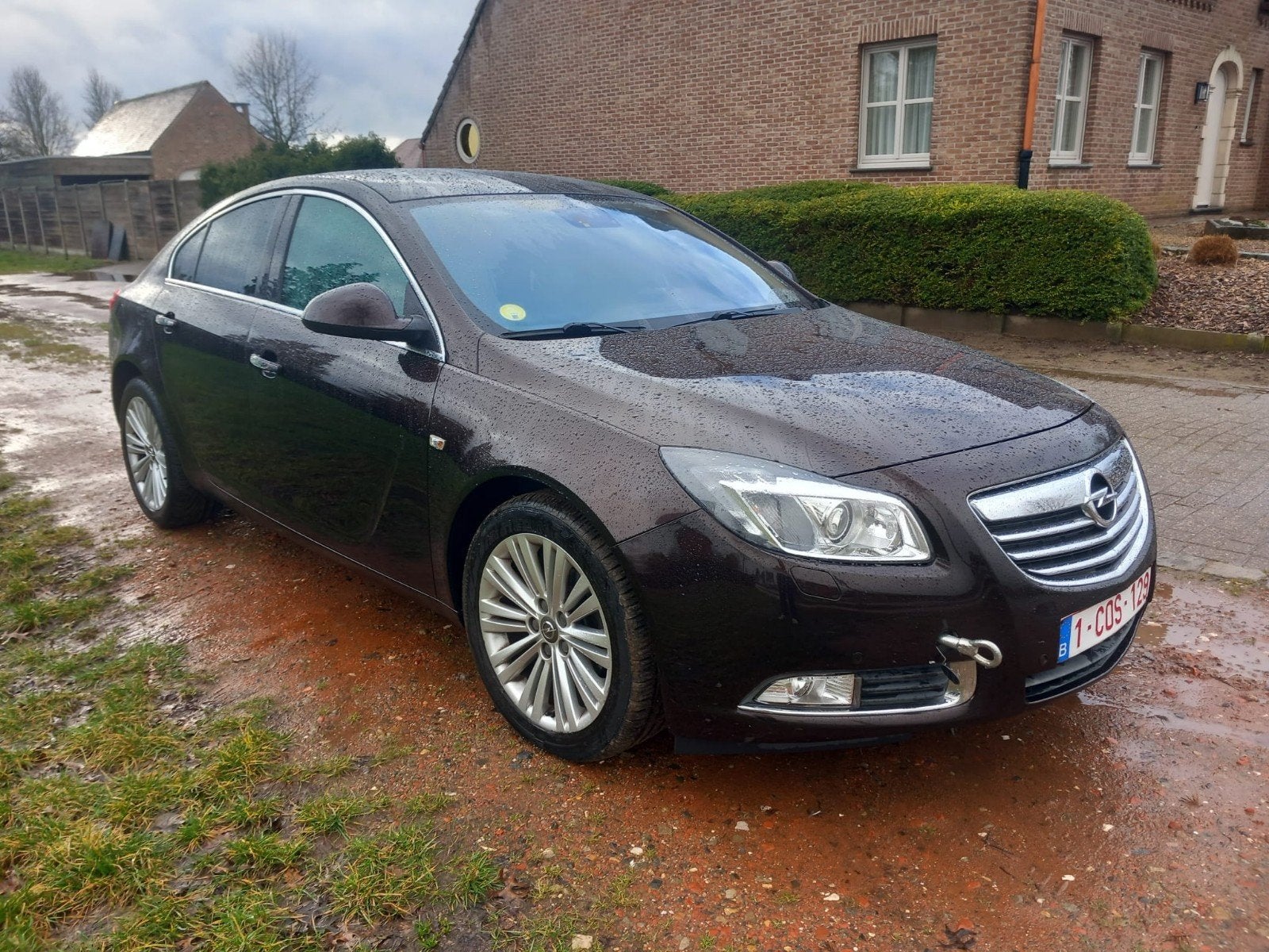 opel insignia, Auto's, Voorwielaandrijving, Zwart, Bruin, Leder