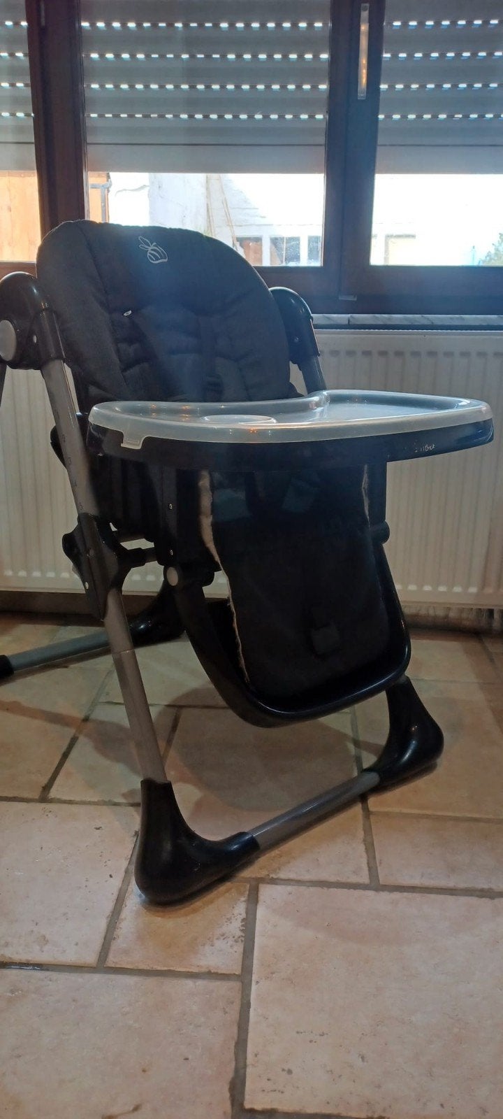 Verstelbare eetstoel, Enfants & Bébés, Chaises pour enfants, Enlèvement, Utilisé, Chaise pliante, Ceinture(s)