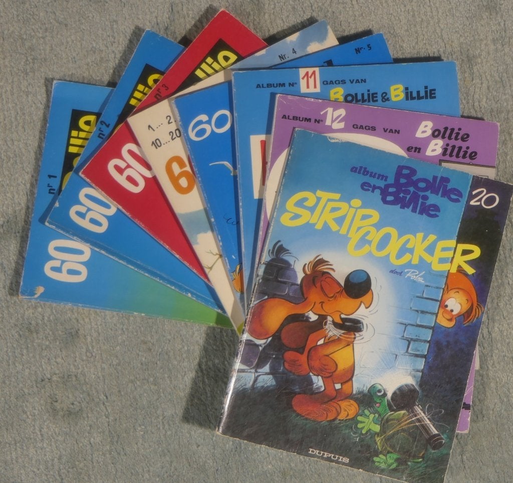strips Billie & Bollie 8 albums, Roba, Meerdere stripboeken, Ophalen, Gelezen