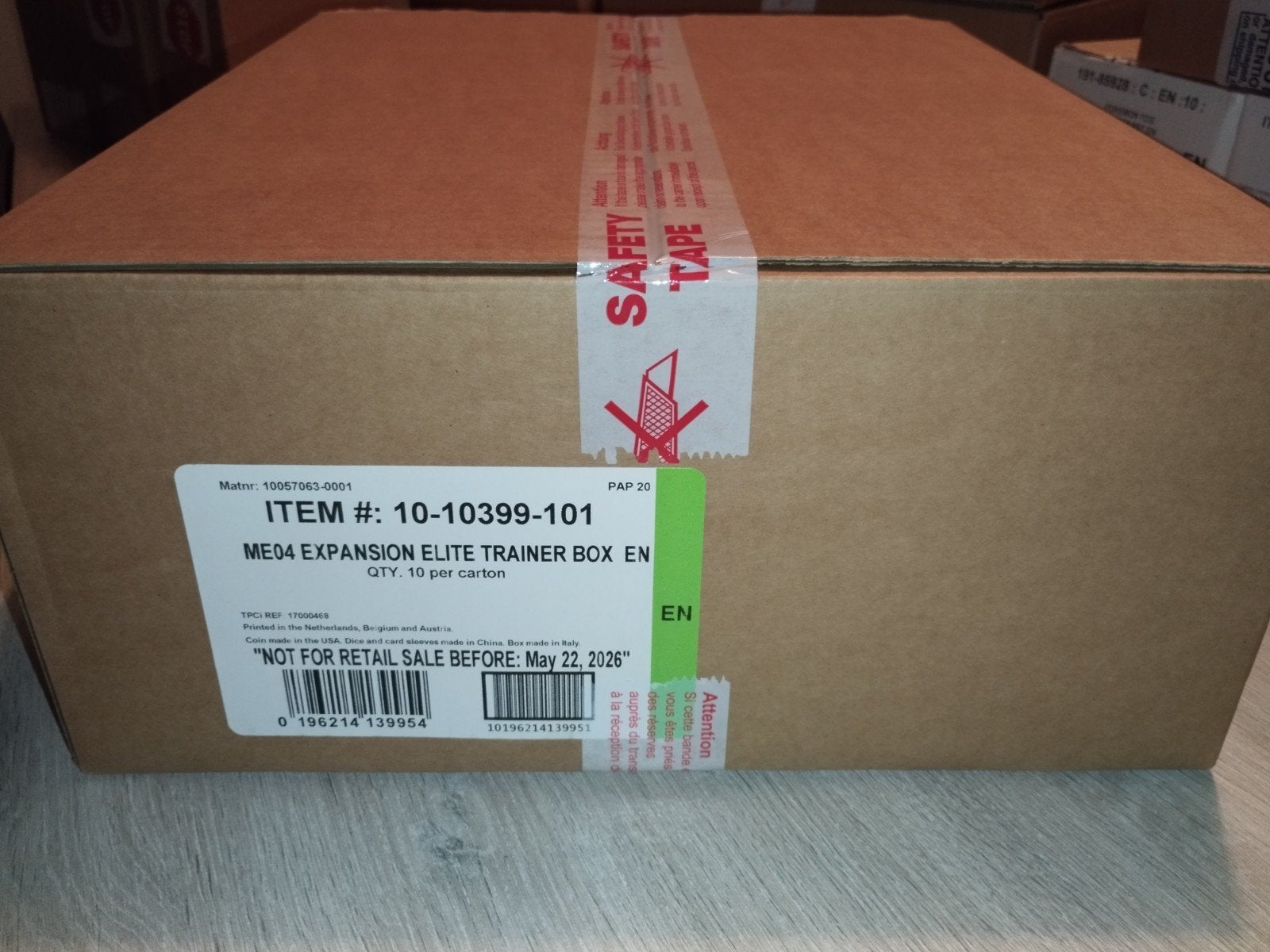 Pokémon chaos rising etb case, Ophalen, Boosterbox