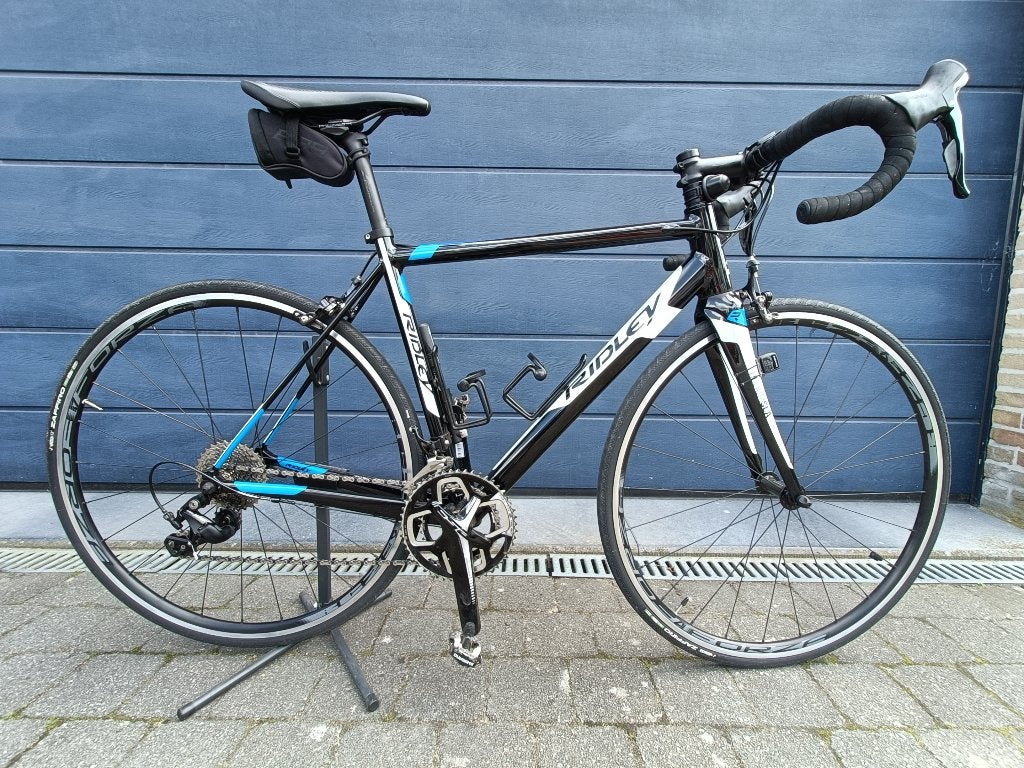 Ridley koersfiets, Aluminium, Zo goed als nieuw, Meer dan 20 versnellingen, 53 tot 57 cm