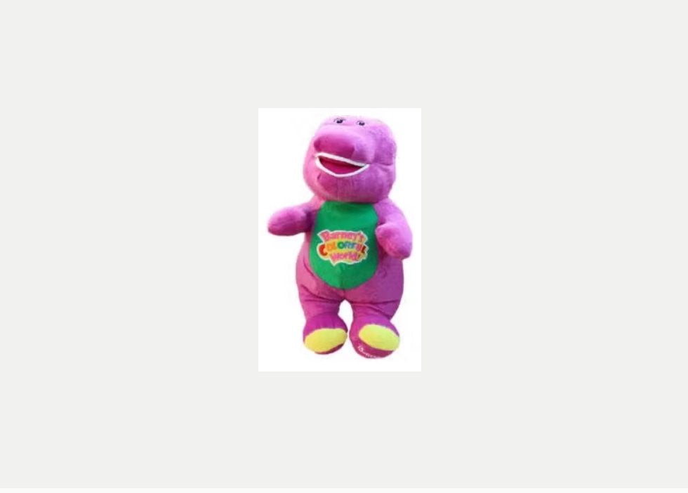 Barney the Dinosaur grote knuffel (30cm), Ophalen of Verzenden, Nieuw