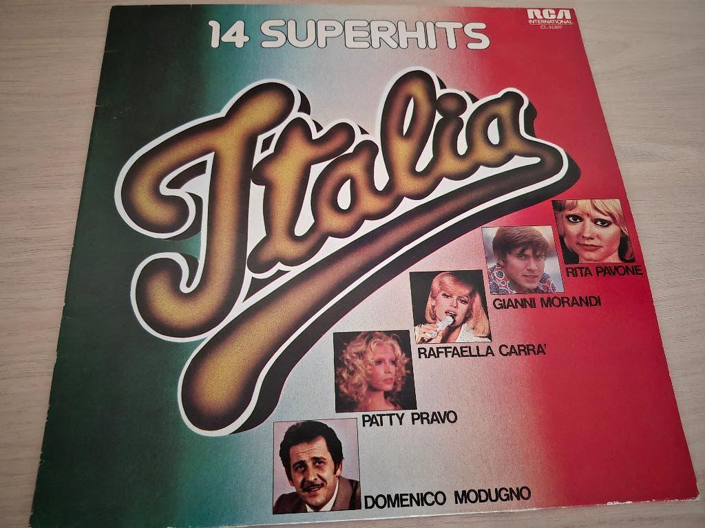 Disque vinyl 33 tours superhits italia, Complilatie, Ophalen of Verzenden, 1970 - 1979, Zo goed als nieuw