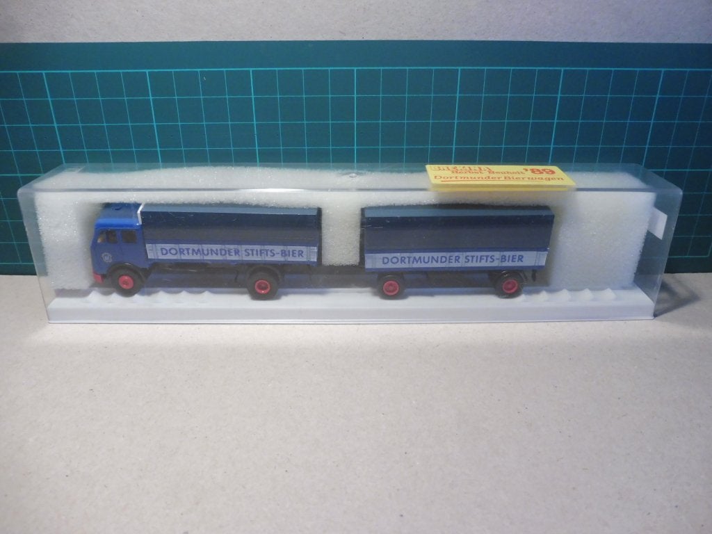 1:87 Brekina 7625 Mercedes LP 334 Dortmunder Stifts bier, Hobby & Loisirs créatifs, Voitures miniatures | 1:87, Enlèvement ou Envoi