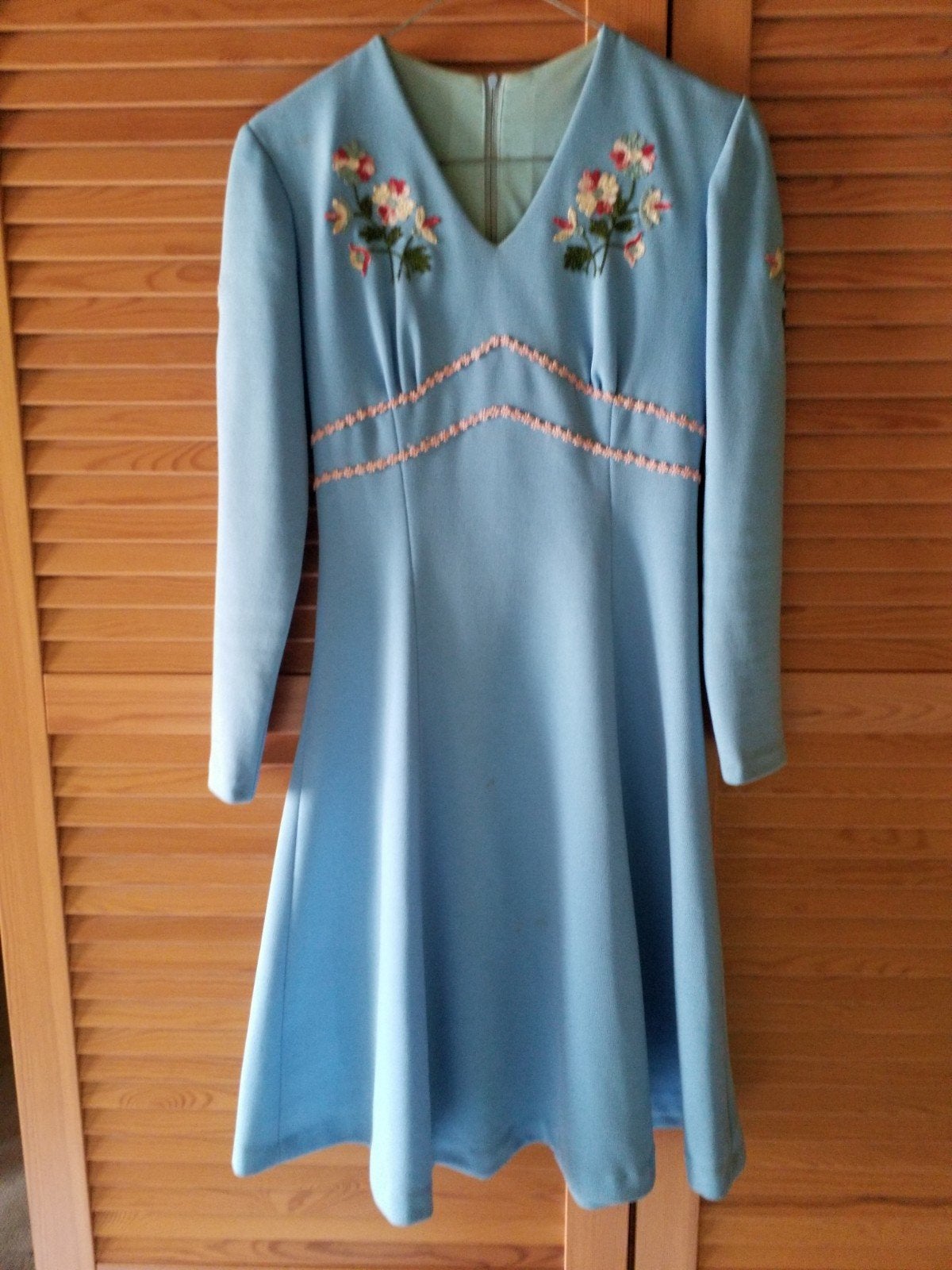 Robe vintage, Enlèvement ou Envoi, Comme neuf, Taille 38/40 (M), Bleu