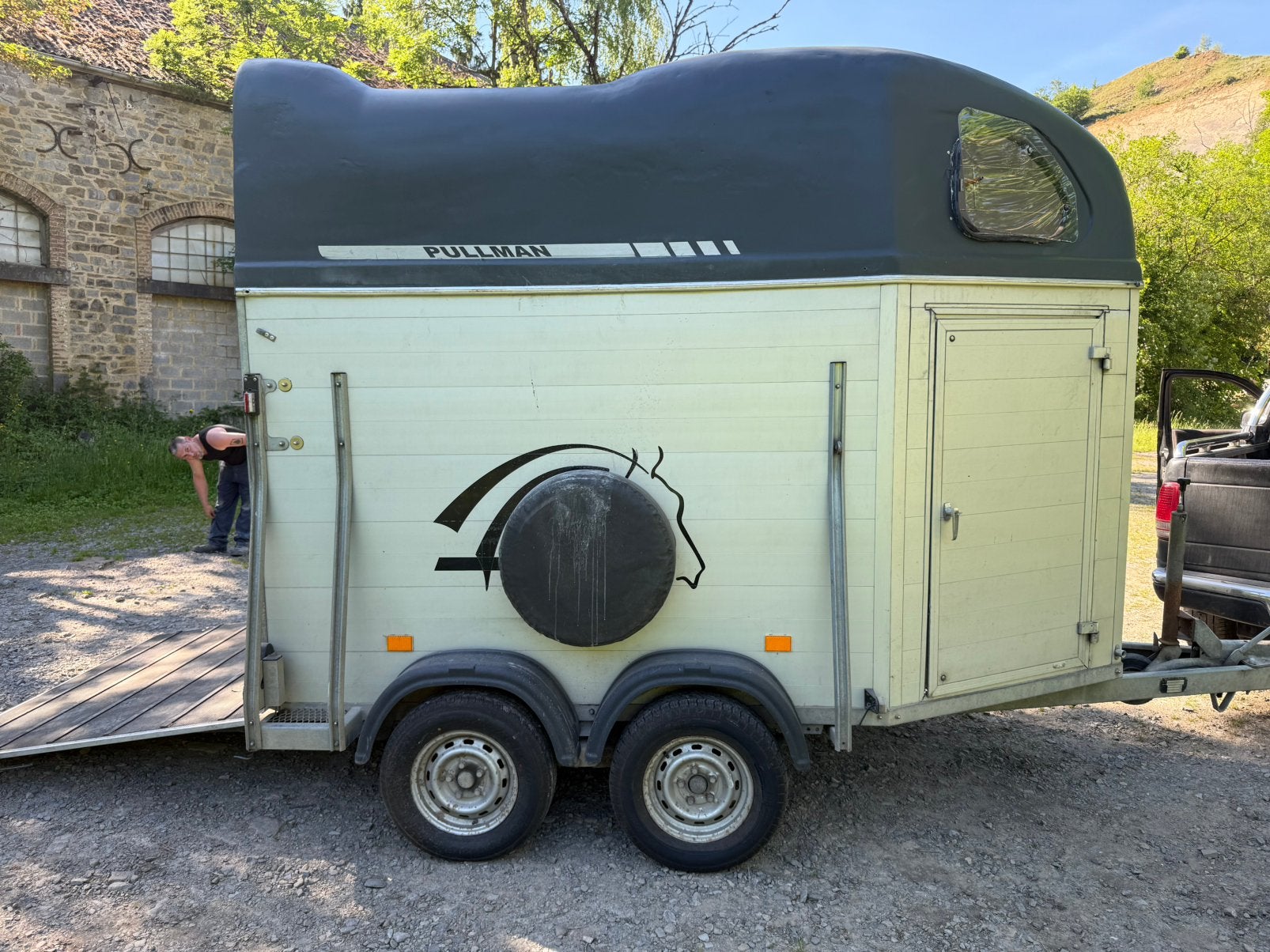Van Cheval Liberté Goldaluline Pullman, Ophalen of Verzenden, Gebruikt, Aluminium, 2-paards trailer