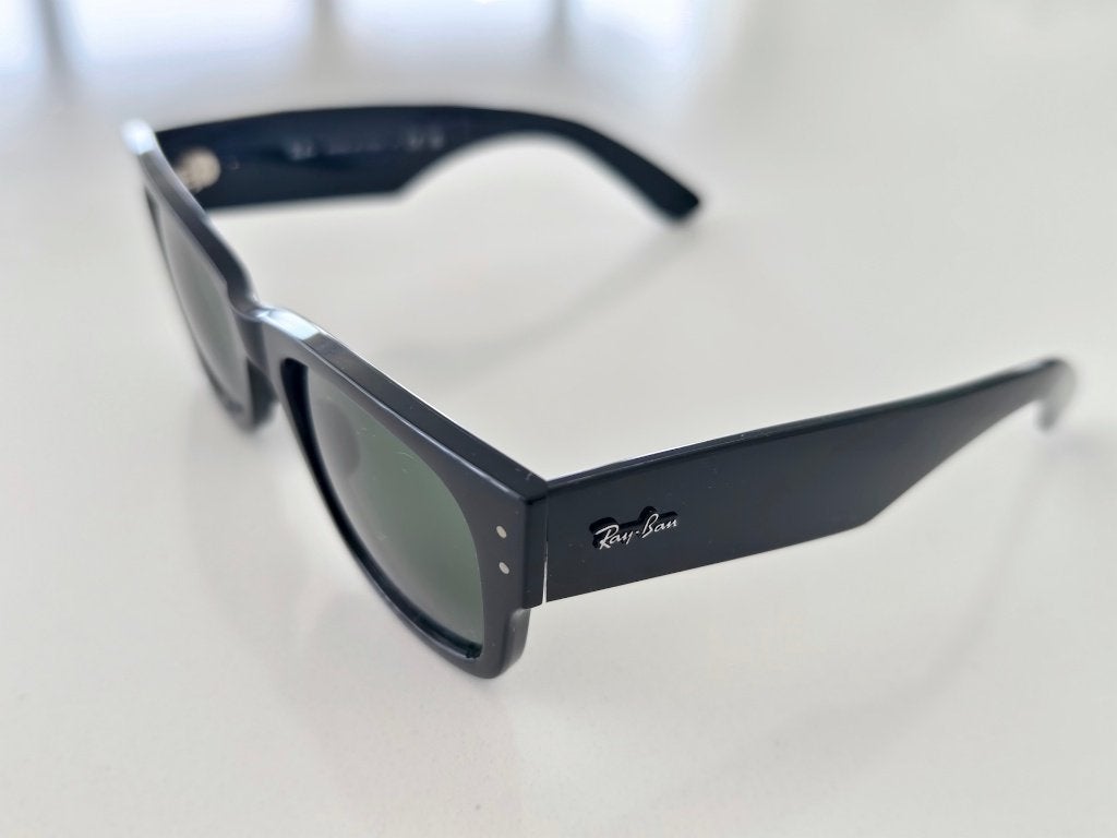 Originele Ray-Ban Mega Wayfarer zonnebril (nieuwstaat), Zonnebril, Zwart, Ophalen of Verzenden, Zo goed als nieuw