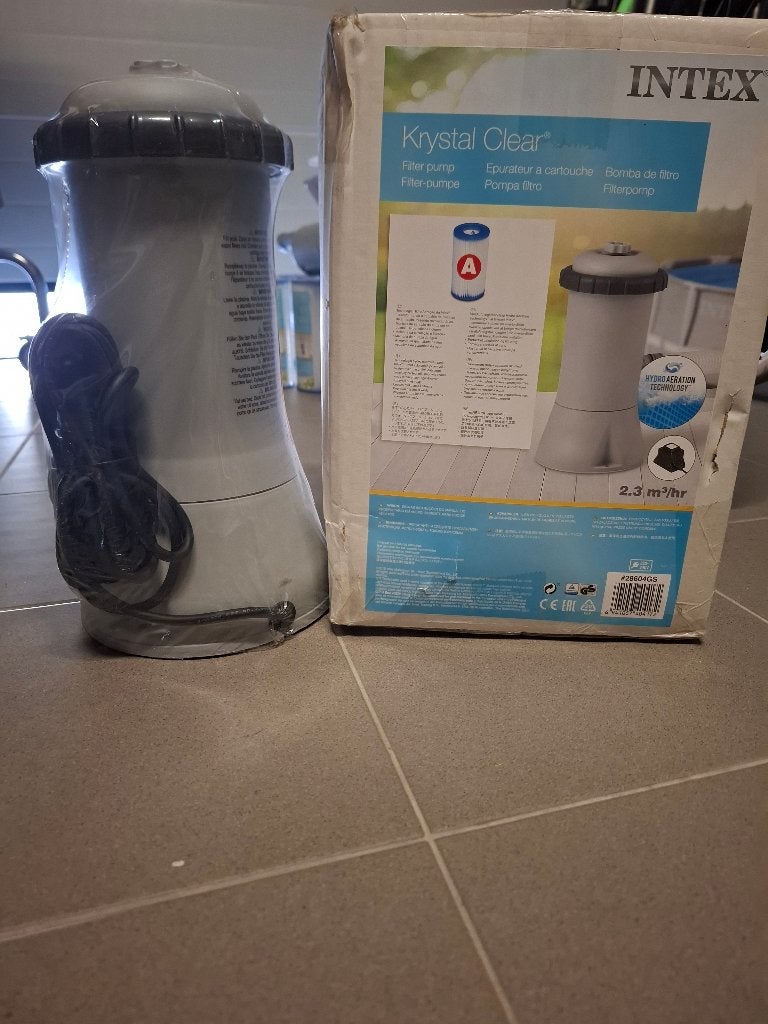 Intex Krystal Clear filterpomp, Tuin en Terras, Ophalen, Nieuw, Filter