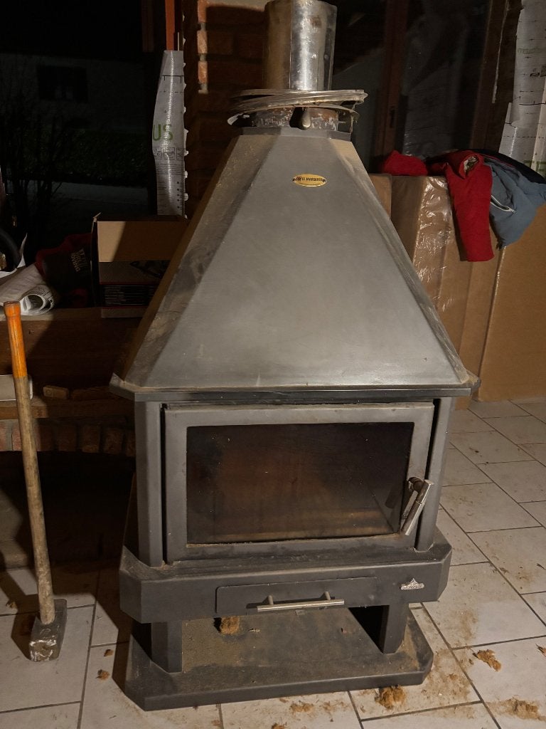 Poil à bois, Maison & Meubles, Enlèvement, Utilisé, Bois, Autoportant