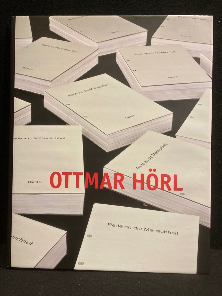 OTTMAR HORL "Discours à l'humanité" Retrospective 1978-2010, Ophalen of Verzenden, Zo goed als nieuw, Overige onderwerpen, OTTMAR HORL