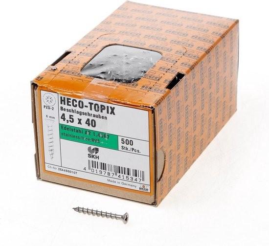 Vis professionnelles HECO-TOPIX (Qualité Allemande) INOX, Enlèvement ou Envoi, Vis, Inox