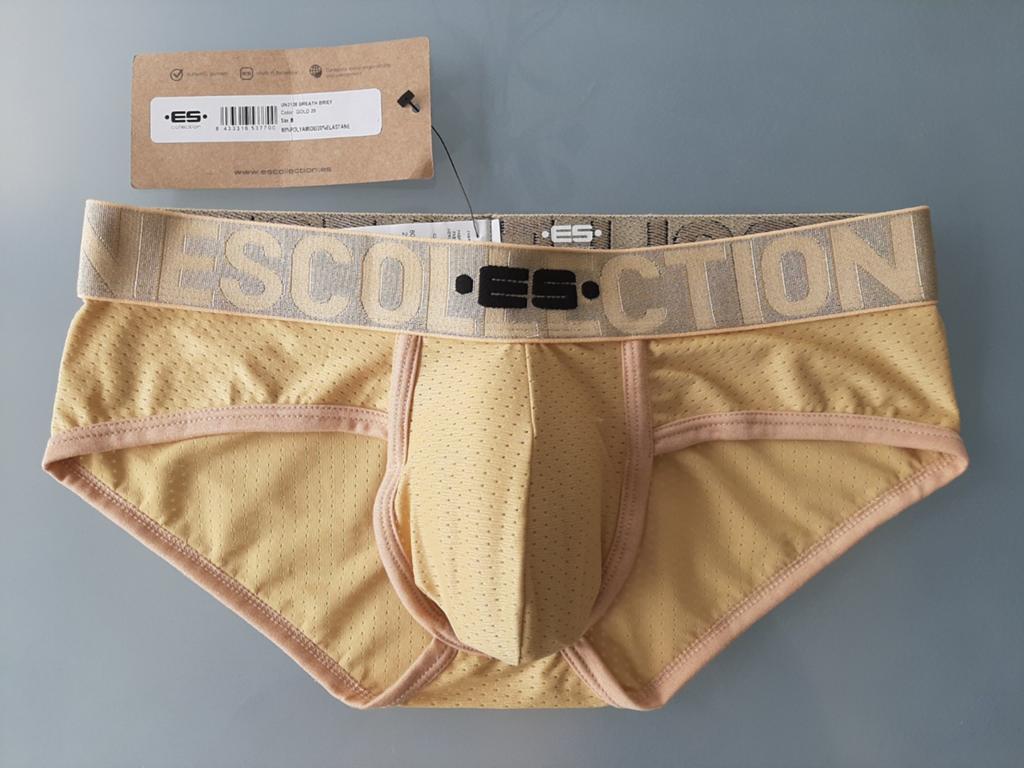 Opkuis ondergoed sexy slip ES Collection  nieuw Medium, Kleding | Heren, Ondergoed, Ophalen of Verzenden, Beige, ES Collection