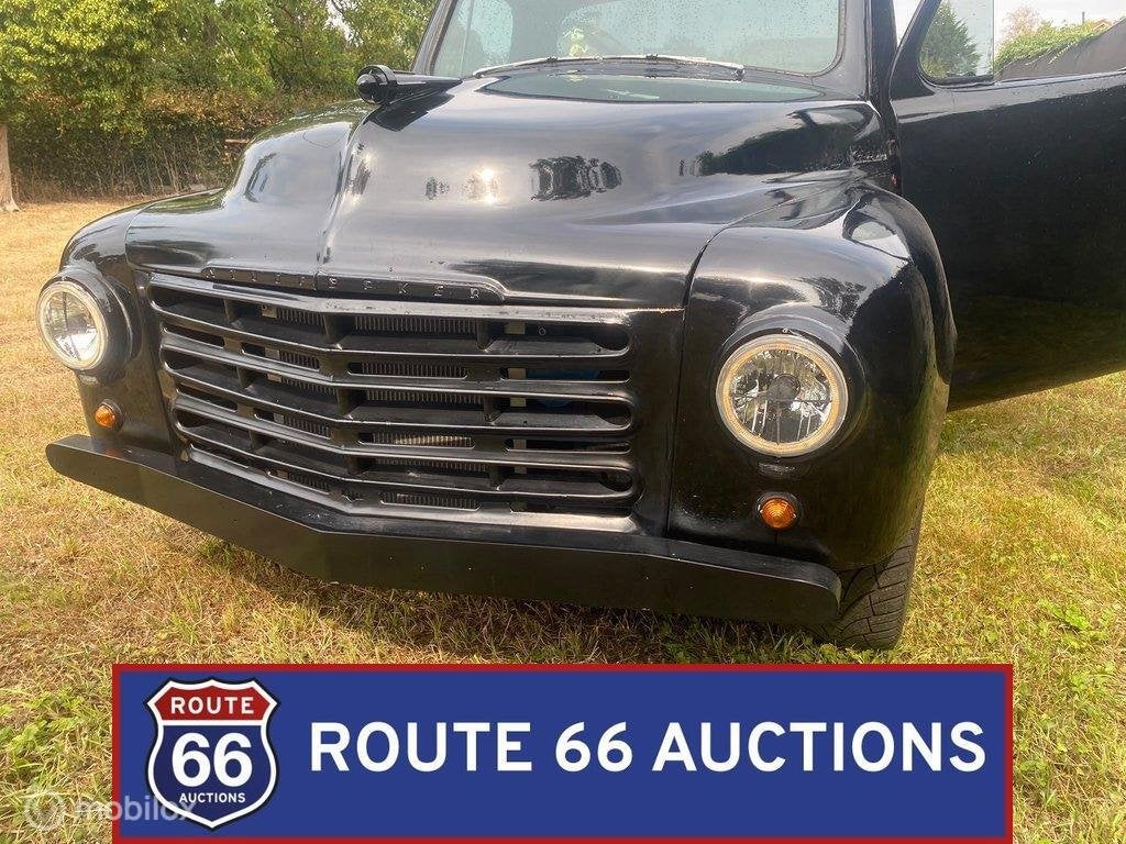 Studebaker Deluxe Pickup | 1959 | Route 66 Auctions, Overige merken, Zwart, Bedrijf, Handgeschakeld