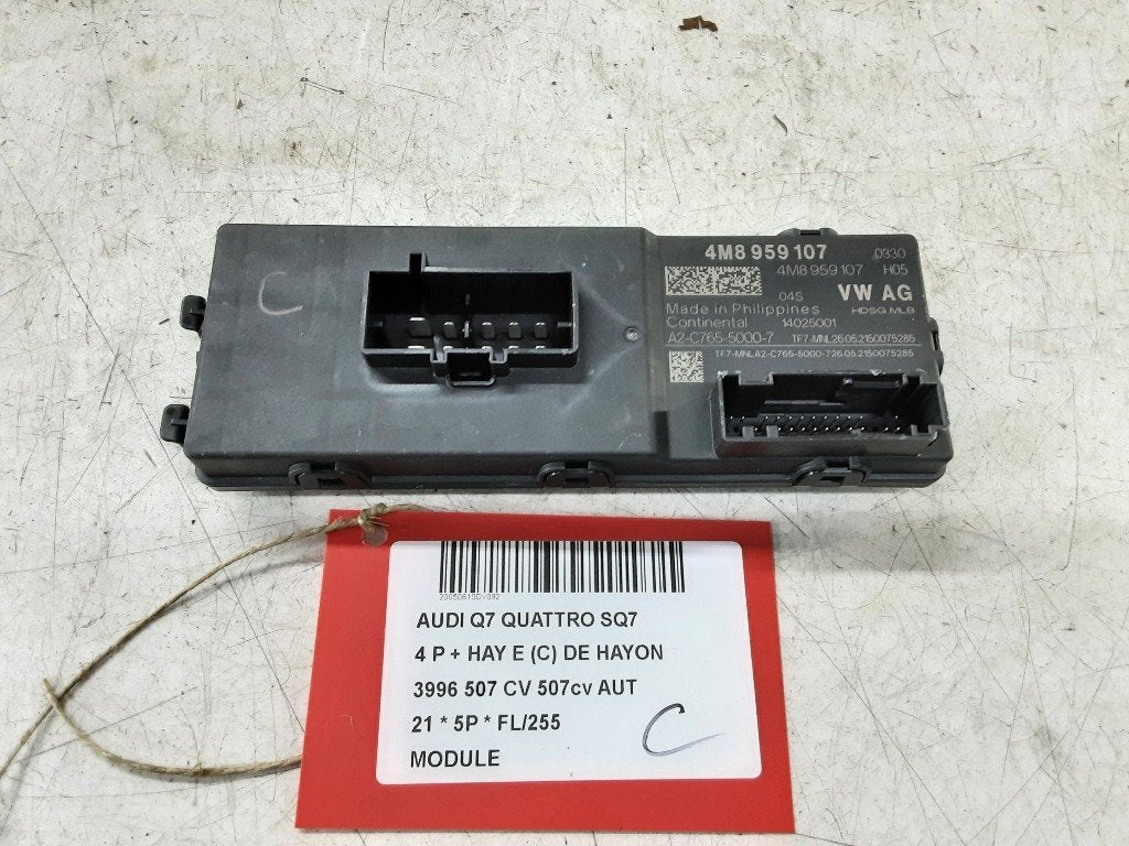UNITE ELECTRONIQUE Audi SQ7 (4MB / 4MG) (4M8959107), Autos : Pièces & Accessoires, Mevr. I. Hauben, Audi, Utilisé, Rue de l'Espoir 34 34
4030  GRIVEGNÉE, BE