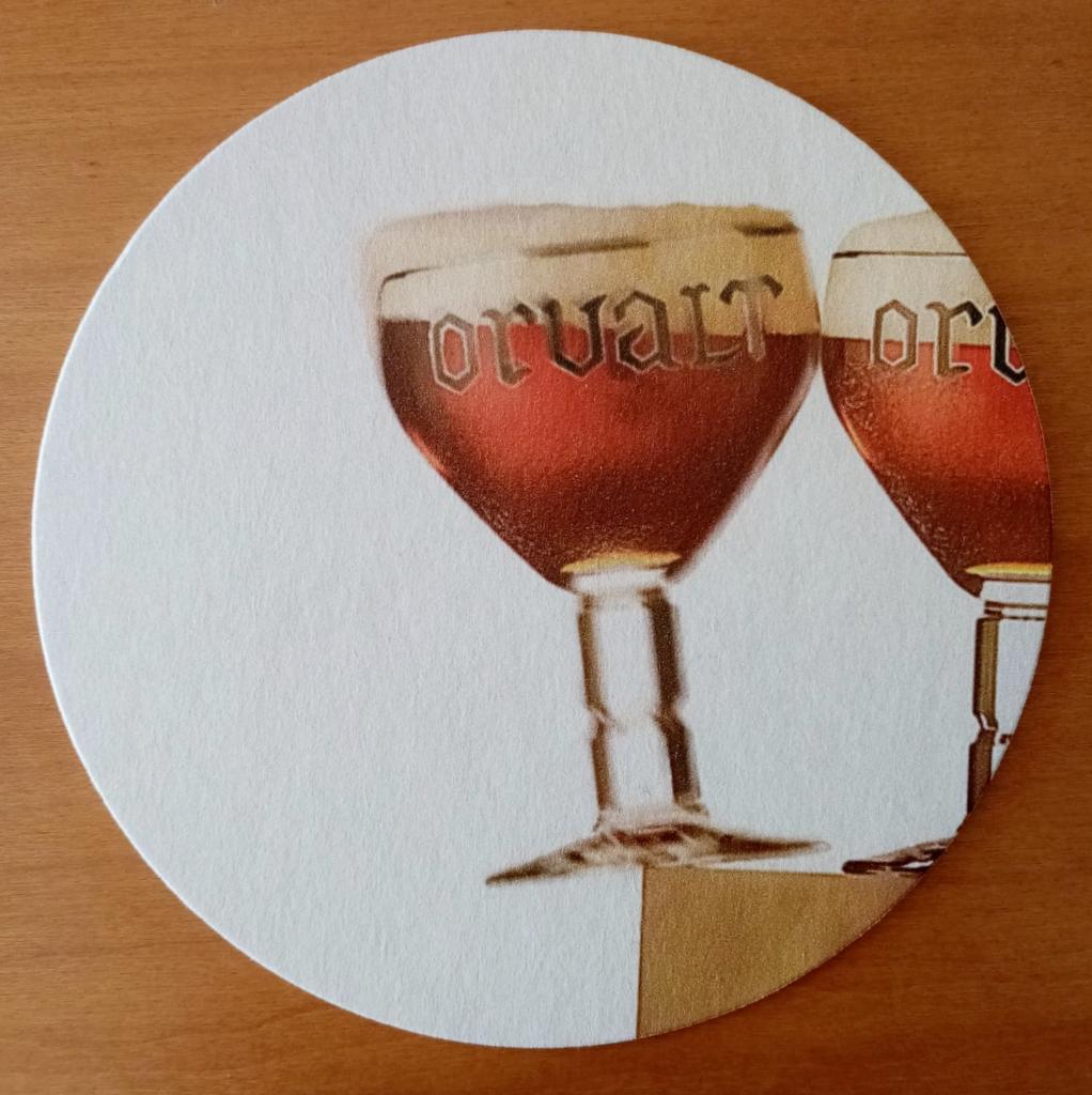 ORVAL Bierviltje 'ORVALT', Verzenden, Zo goed als nieuw, Viltje(s)