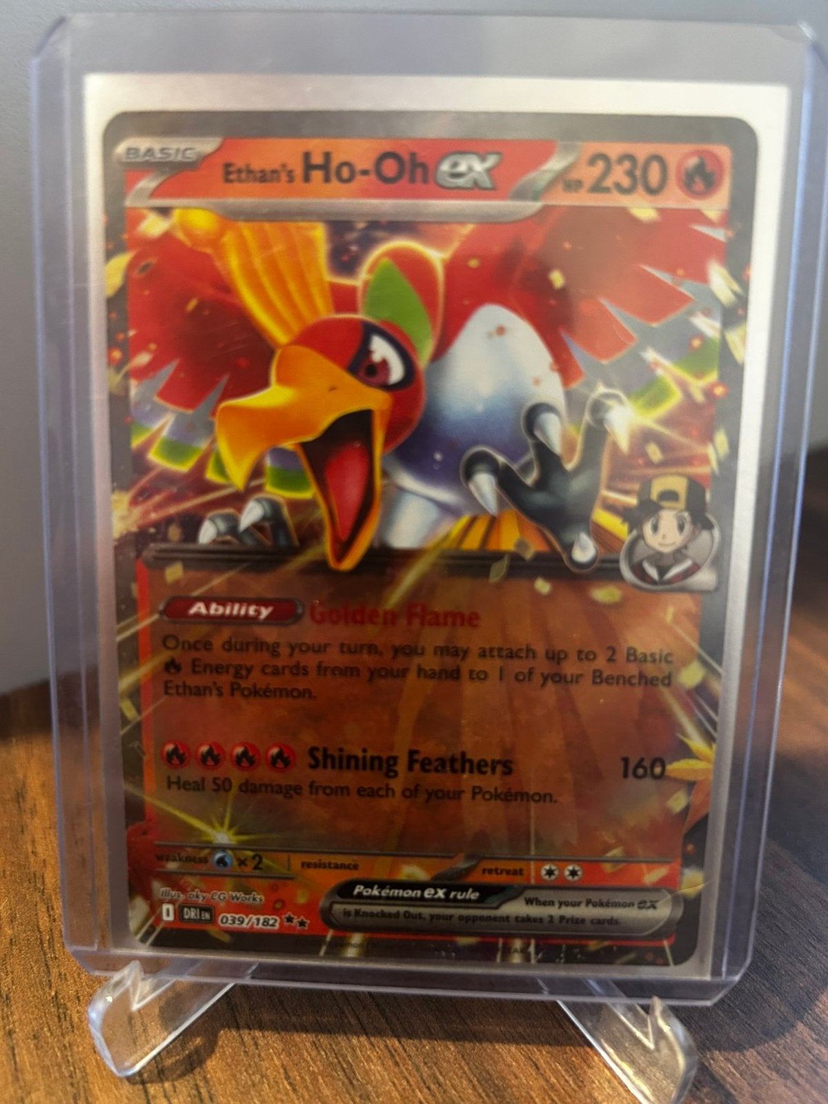 Pokemon ho-oh ex destined rivals, Ophalen of Verzenden, Zo goed als nieuw, Booster