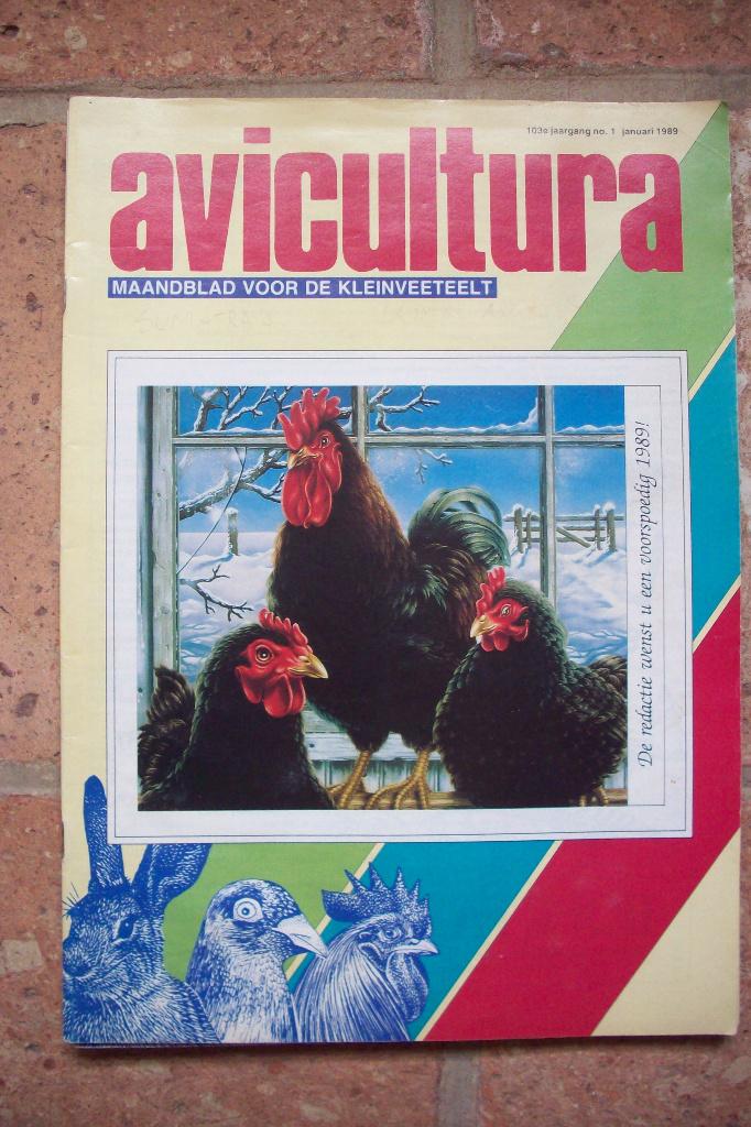 8 jaargangen van het tijdschrift Avicultura, Boeken, Dieren en Huisdieren, Ophalen, Zo goed als nieuw, Pluimvee