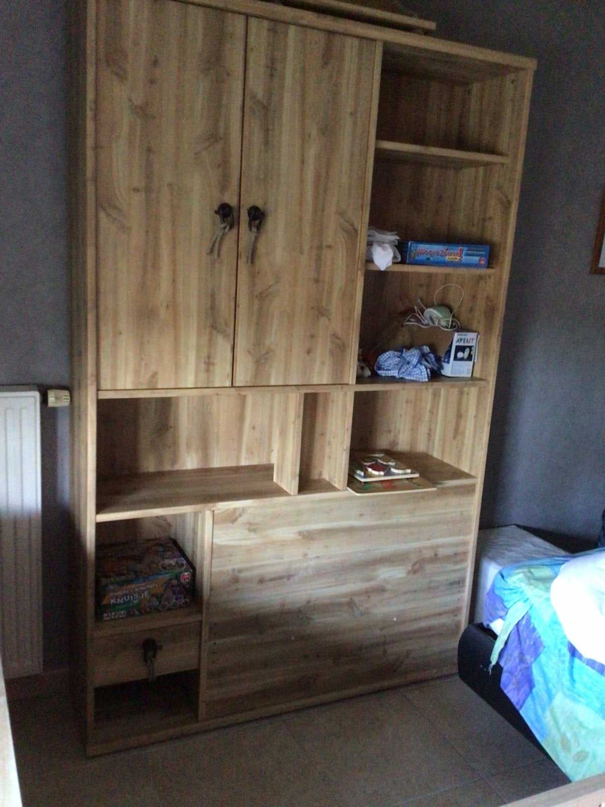 Jeugdslaapkamer drakkar, Huis en Inrichting, Ophalen, Zo goed als nieuw, Eenpersoons, Tijdloos