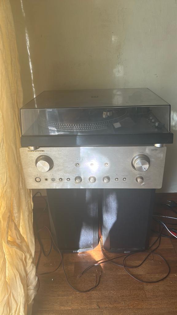 Technics plarenspeler SL2000, Marantz versterker, B&W box, Audio, Tv en Foto, Stereoketens, Ophalen, Gebruikt, Speakers, Overige merken