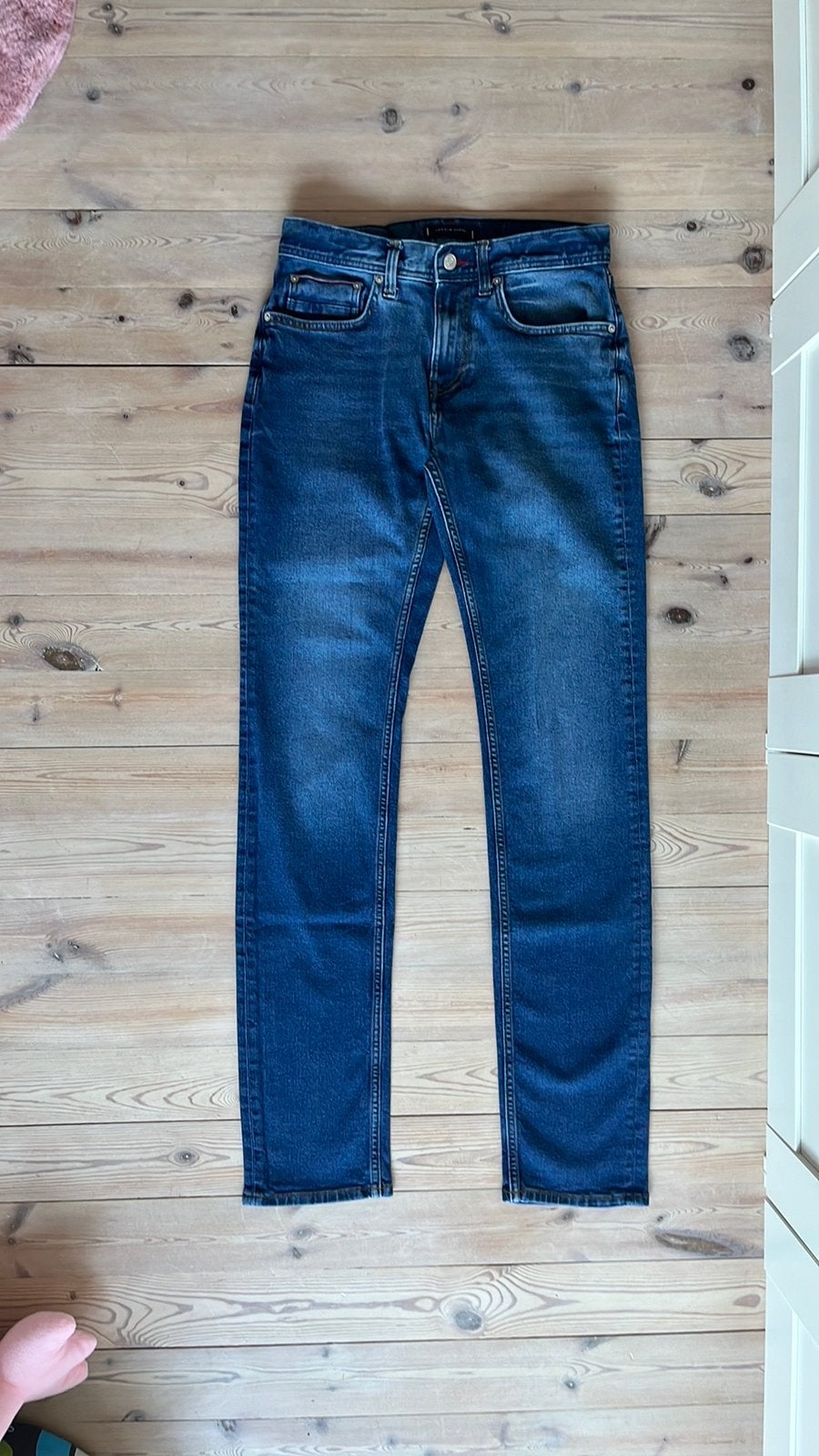 Jeans, Tommy Hilfiger, Denton Stretch Straight Fit, 30/36, Kleding | Heren, Spijkerbroeken en Jeans, Ophalen of Verzenden, Zo goed als nieuw