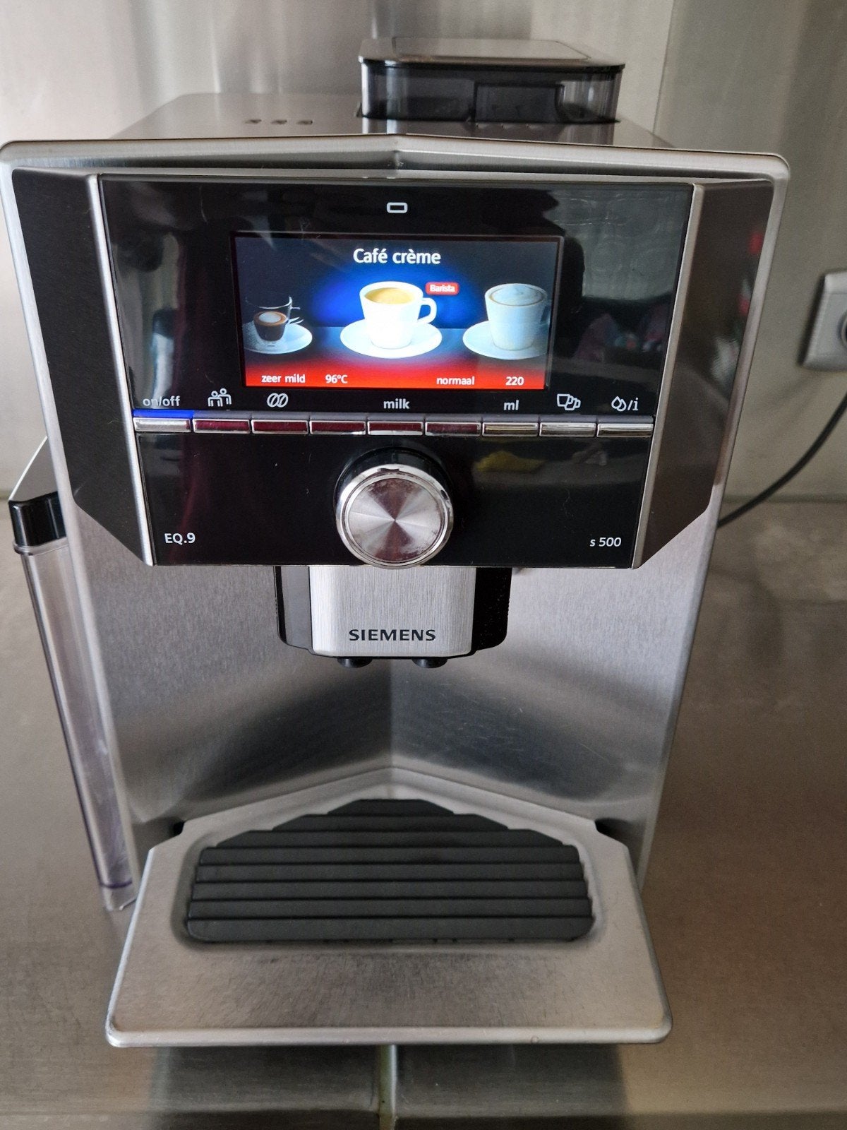 Siemens EQ9 S500 Machine à café automatique., Enlèvement, Comme neuf, Cafetière, Café moulu