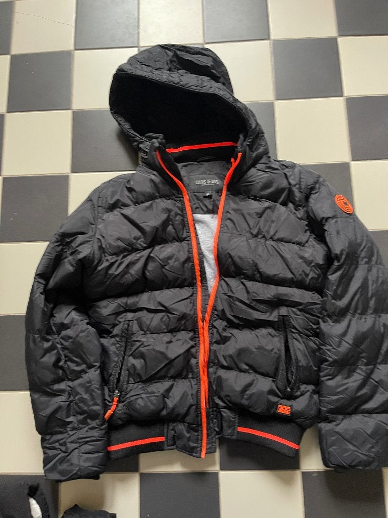 Jas car jeans maat164, Ophalen, Gebruikt, Jas, Jongen