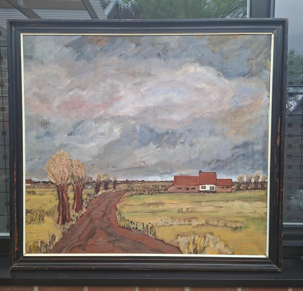 Schilderij Yvan Royon, Ophalen