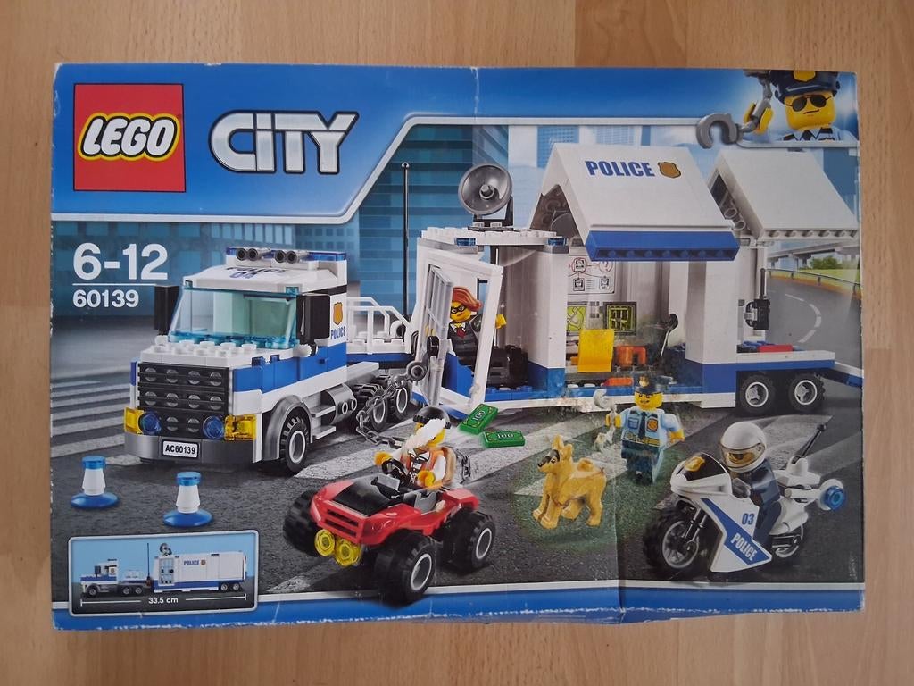 Lego set 60139 police truck, Lego, Ophalen of Verzenden, Compleet, Complete set