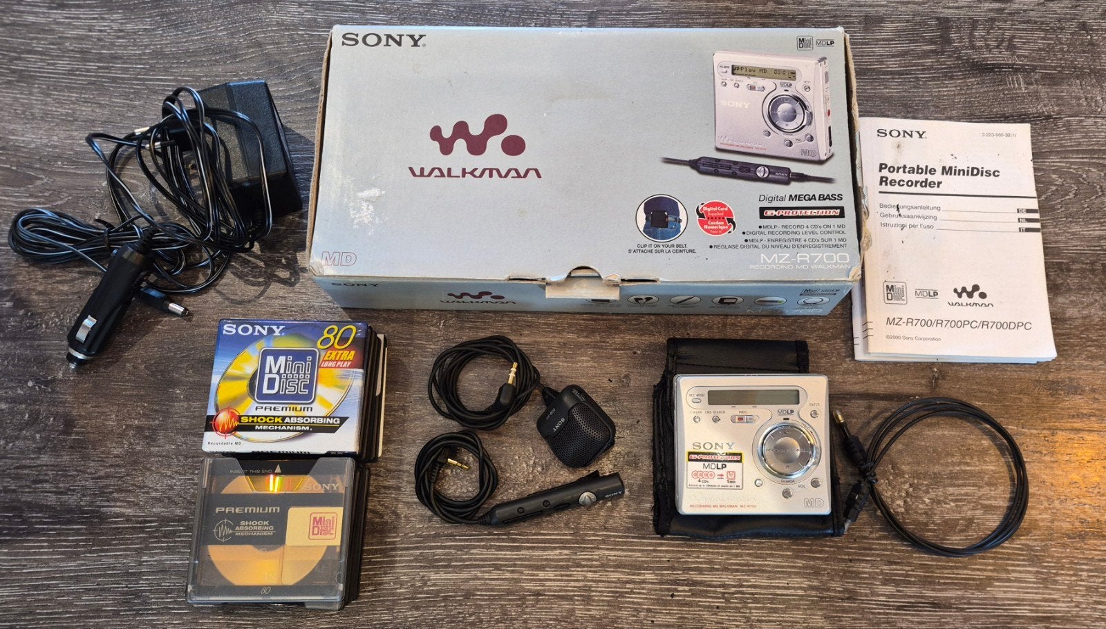 Sony Walkman Minidisc MZ R700, Audio, Tv en Foto, Walkmans, Discmans en Minidiscspelers, Ophalen of Verzenden, Walkman