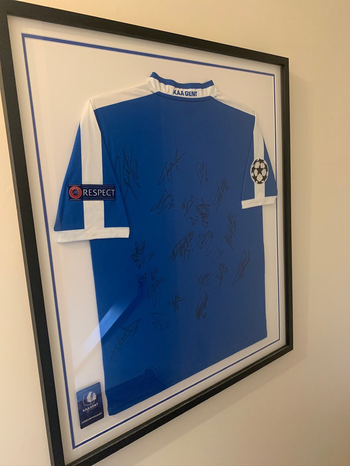 Gehandtekend shirt KAA Gent, Enlèvement, Neuf, Maillot