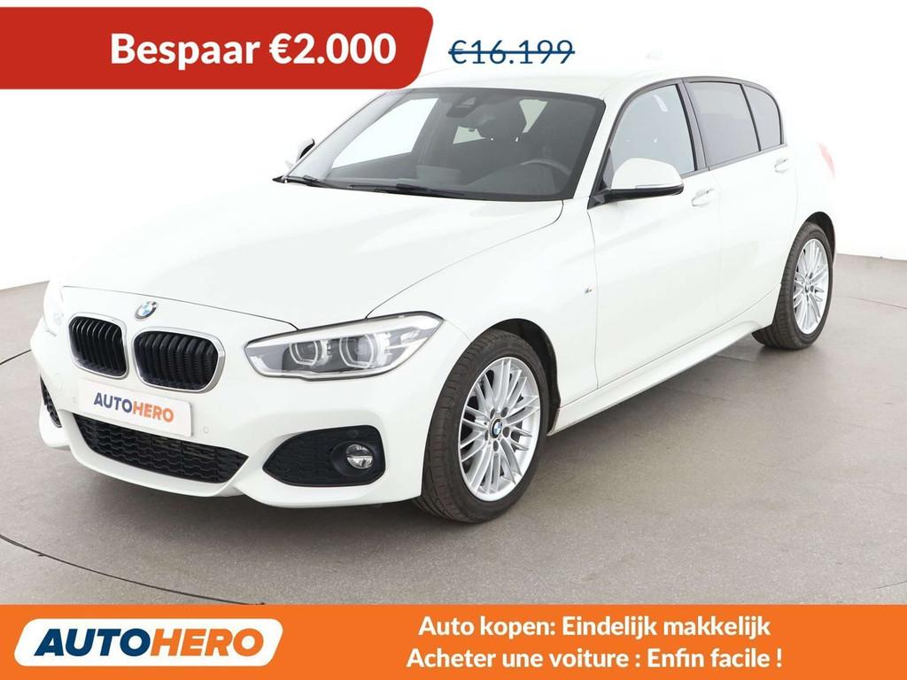 BMW 1 Serie 116 116d M Sport (bj 2018), Auto's, BMW, Gebruikt, 116 pk, Wit, 5 deurs