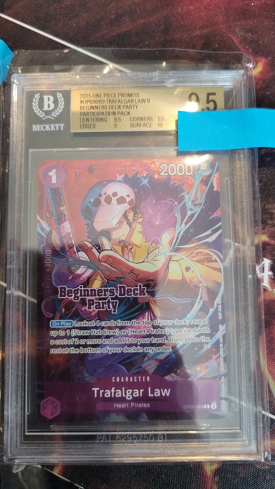op09-069 law beginners deck party bgs 9.5, Ophalen of Verzenden