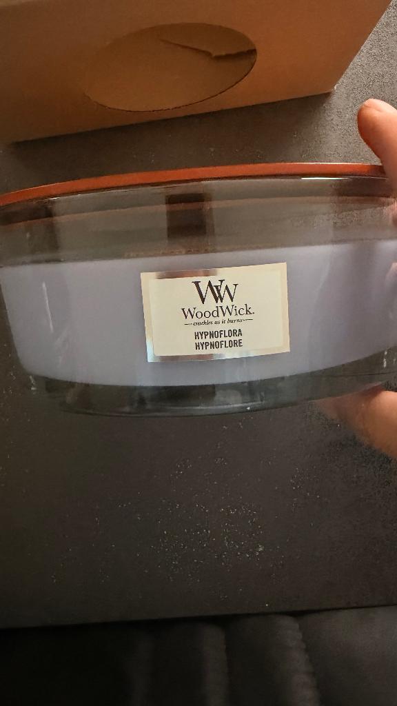 ️ Bougie WoodWick Ellipse "Hypnoflore", Maison & Meubles, Accessoires pour la Maison | Bougeoirs & Bougies, Neuf, Bougie, Bois