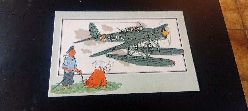 Chromos Tintin Voir et Savoir luchtvaartserie in het Frans, Verzamelen, Ophalen of Verzenden, Kuifje, Nieuw, Plaatje, Poster of Sticker