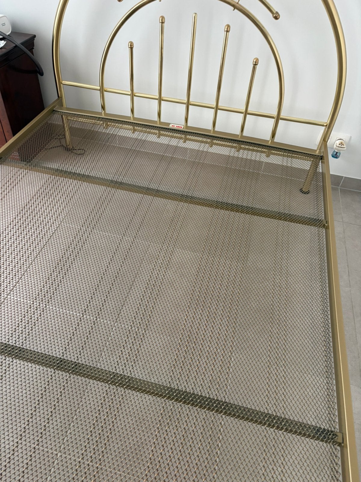 Bed met boxspring, Antiek en Kunst, Ophalen